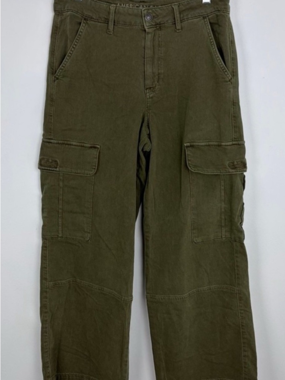 American Eagle Dreamy Drape Stretch Cargo - Picture 2 of 6